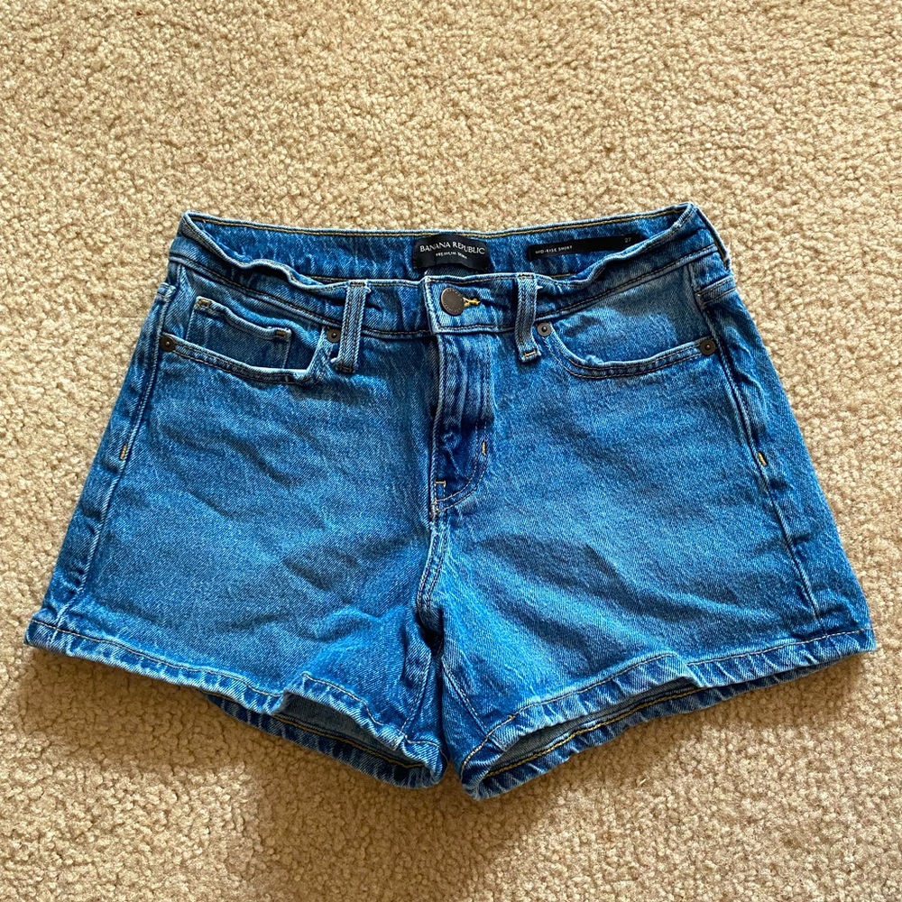 Banana Republic Premium Denim Dark Wash Shorts